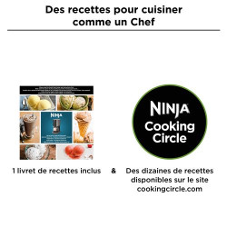Sorbetière Ninja Creami NC300EU 800 W Noir et Argent