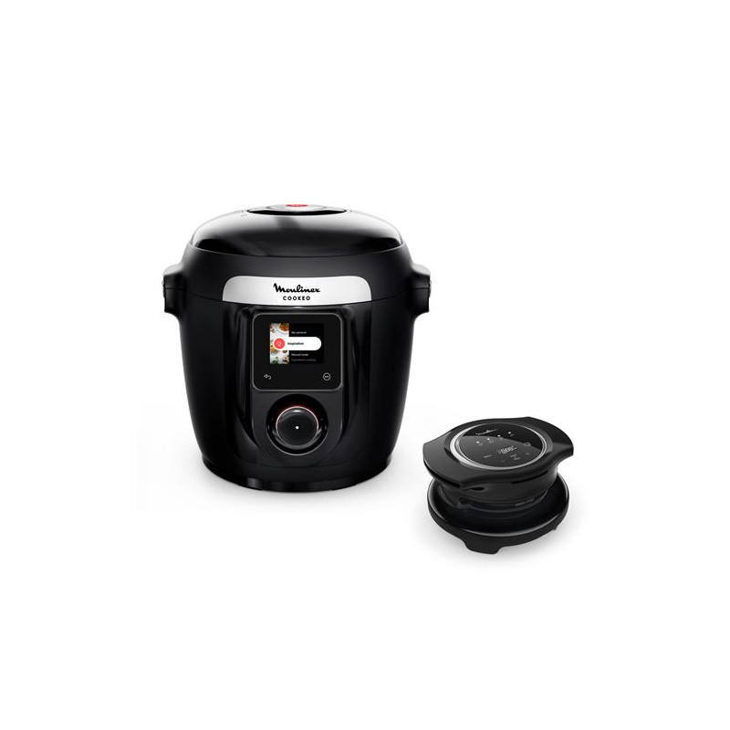 Multicuiseur intelligent connecté Moulinex Cookeo avec couvercle Extracrisp YY5449FB 1600 W Noir