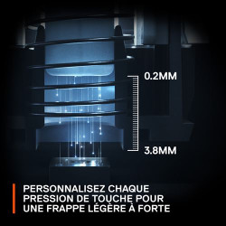 Clavier Gaming filaire Azerty SteelSeries Apex Pro Mini Noir